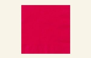 Red Beverage Napkins 20pk