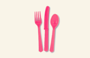 Pink Cutlery