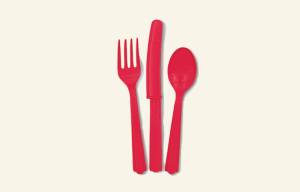 Red Cutlery