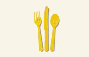 Yellow Cutlery