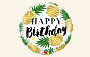 Pineapple Birthday Balloon