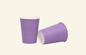 Lavender Paper Cups