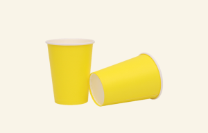 Yellow Paper Cups