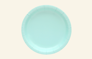 Pastel Green Dinner Paper Plates 20pk