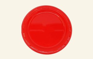 Red Dinner Plates
