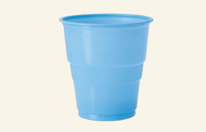 Blue Plastic Cups