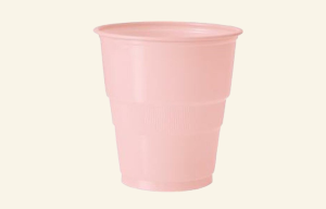 Pink Plastic Cups
