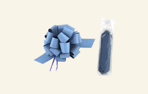 Blue Pull Bow
