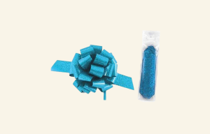 Blue Pull Bow