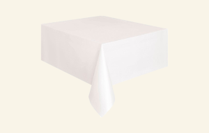 White Tablecover