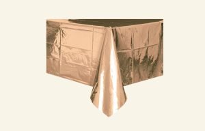 Rose Gold Metallic Tablecover