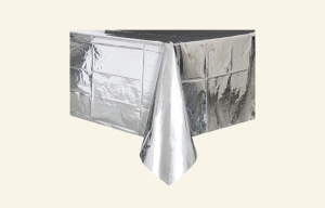 Silver Metallic Tablecover