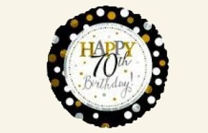 70th Dots Balloon