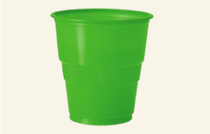 Green Plastic Cups