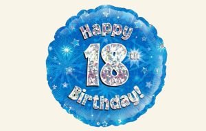 18th Blue Balloon