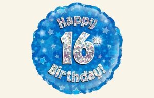 16th Blue Balloon