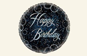 Blue Birthday Balloon