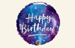Birthday Galaxy Balloon