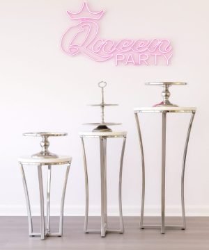 Silver Cake Stands Hire Sydney