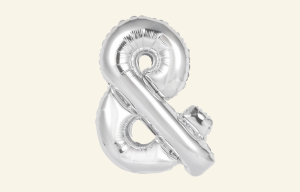 Silver Symbol & Balloon
