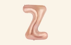 Rose Gold Letter Z Balloon