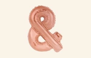 Rose Gold Symbol & Balloon