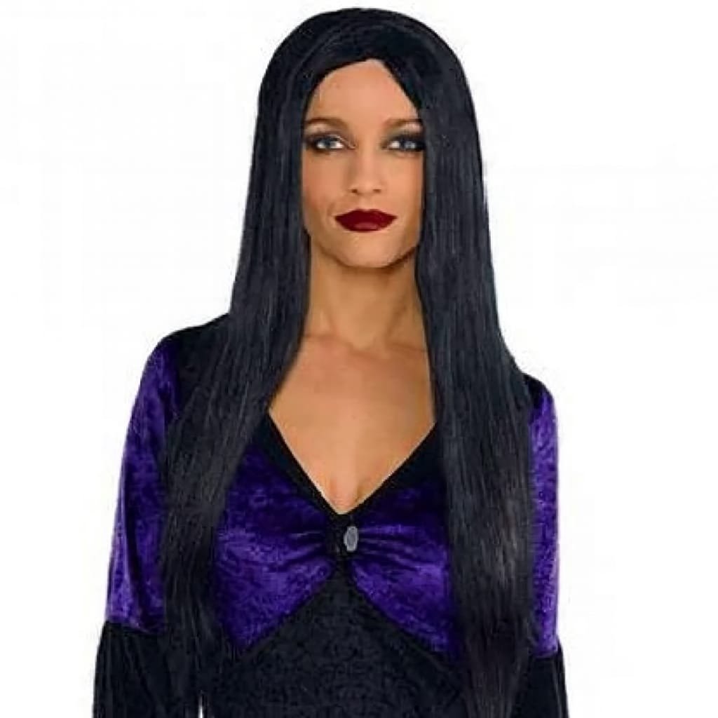 Black witchy wig