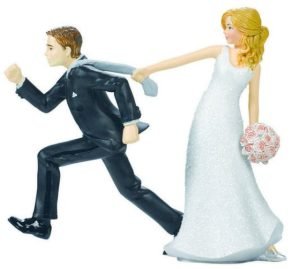Bride & Groom Cake Topper