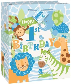 Safari 1st Birthday Gift Bag