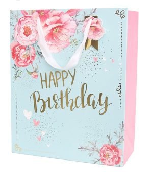 Floral Birthday Gift Bag