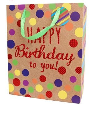 Dotty Birthday Gift Bag