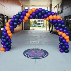 School day balloon arch