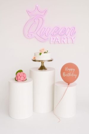 White Acrylic Plinth Hire Sydney