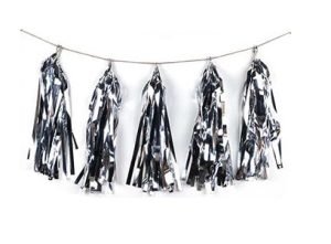 Silver Balloon Tassels