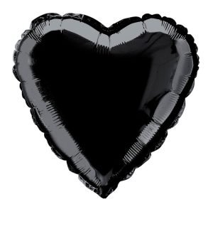 Black Heart Balloon