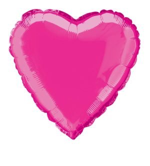 Hot Pink Heart Balloon