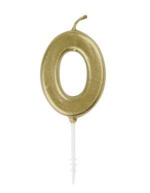 Gold Pick Candle 0