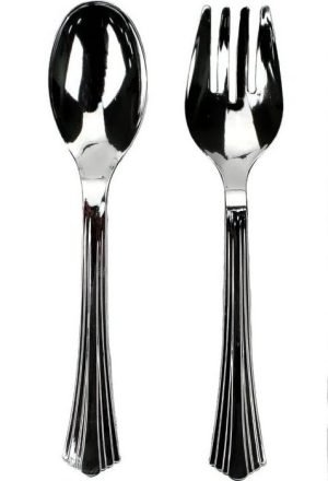 Silver Serving Cutlery Set