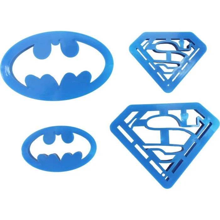 Batman & Superman Cutters - Queenparty