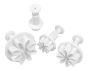 Daisy Flower Plunger Cutters 4pcs