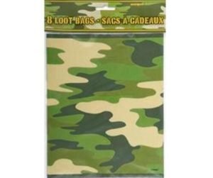 Camouflage Loot Bags