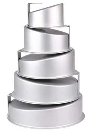 Round Mad Hatter Pan Set of 5 Topsy Turvy Cake Tins
