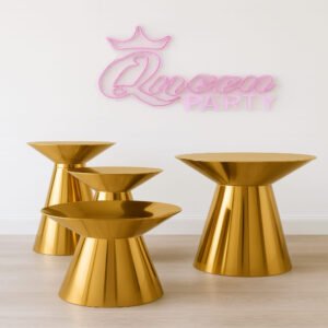 Cake Stands Plinths hourglass Pedestal Gold Table