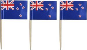 New Zealand Flag Picks 24pcs