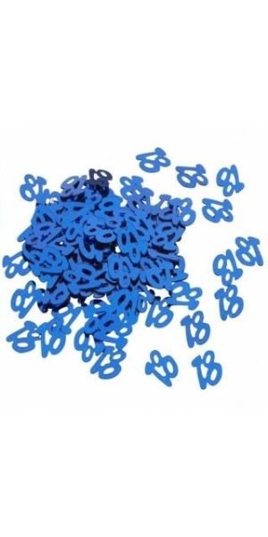 18th Blue Birthday Confetti