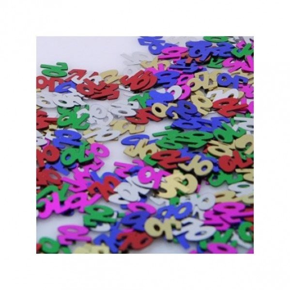 70th Birthday Confetti Multicolour Queenparty