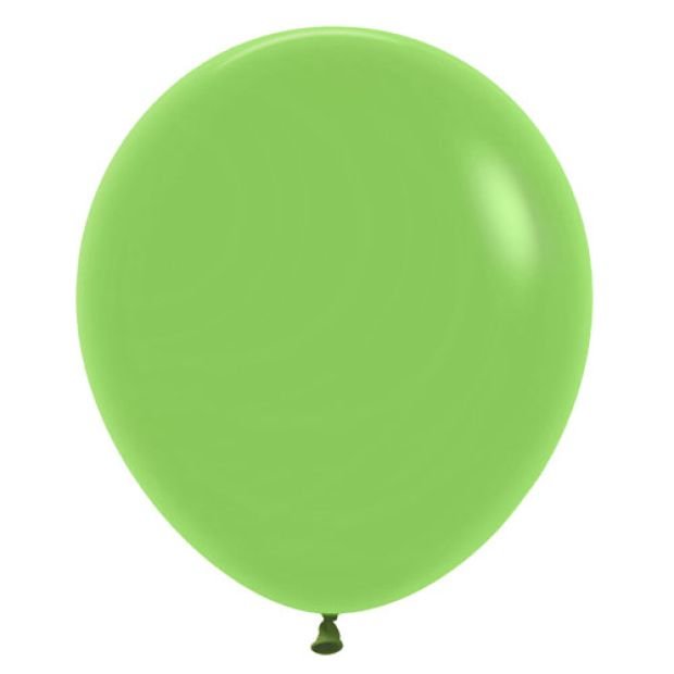 46cm Fashion Lime Green Sempertex Balloons 6pk