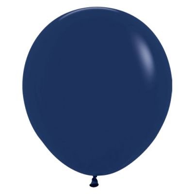 46cm Fashion Navy Sempertex Balloons 6pk