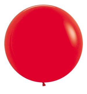 60cm Fashion Red Sempertex Balloons 3pk